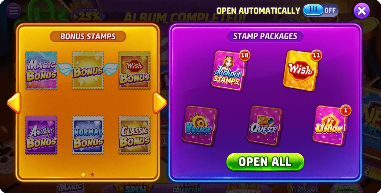 stamp album
